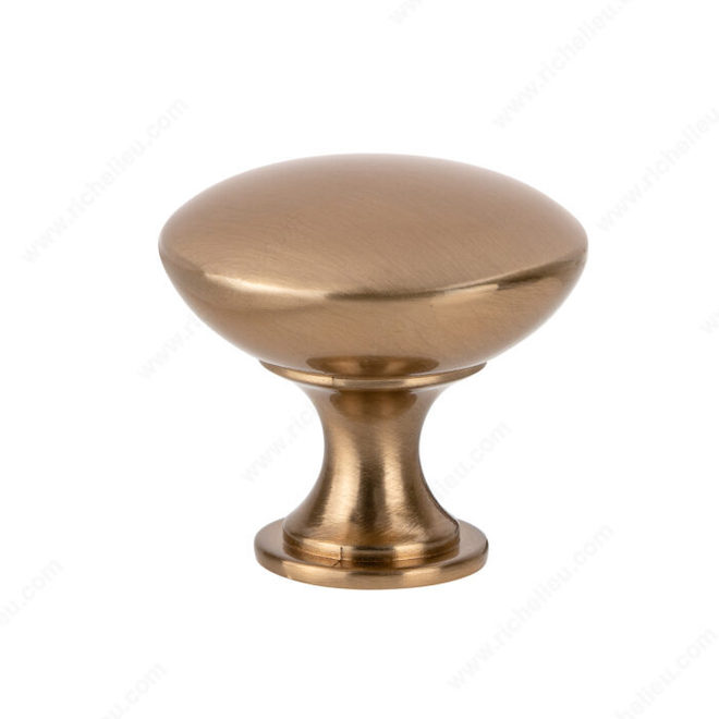 Richelieu Round Cabinet Knob (Champagne Bronze)