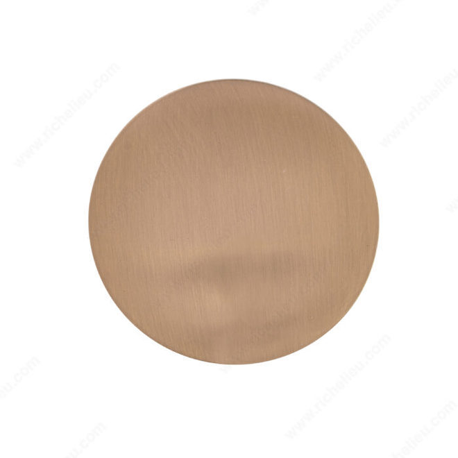 Richelieu Round Cabinet Knob (Champagne Bronze)