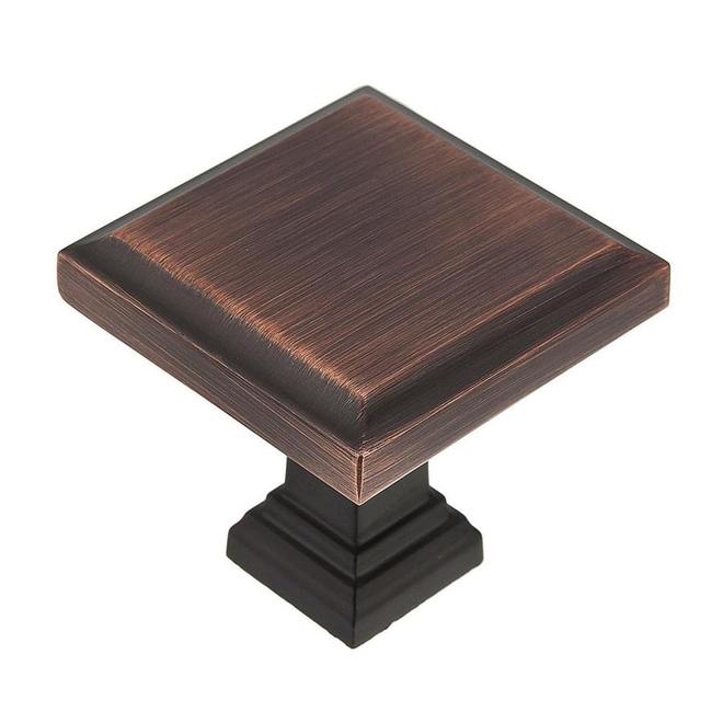 Richelieu Square Cabinet Knob (Brushed Oil-Rubbed Bronze)