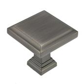 Richelieu Square Cabinet Knob (Antique Nickel)