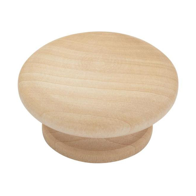 Richelieu Round Cabinet Knob (Wood) (2 Pack)