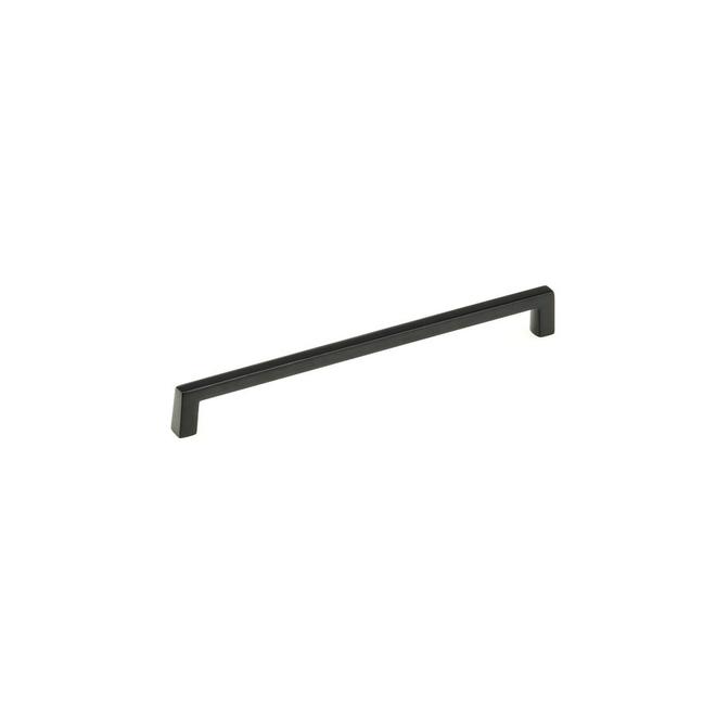 Richelieu 8-in Contemporary Matte Black Cabinet Pull