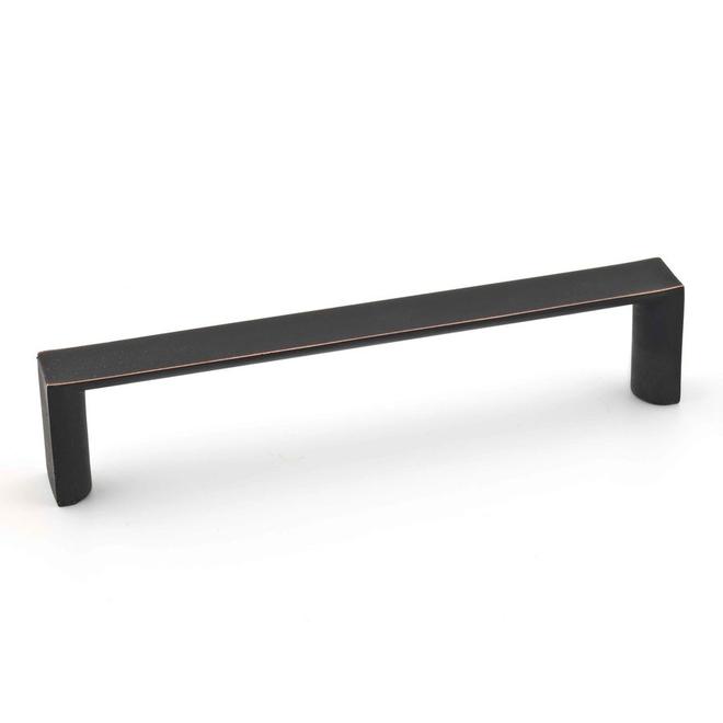 Richelieu 3-3/4-in Contemporary Brushed Oil-Rubbed Bronze Cabinet Pull