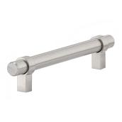 Richelieu Contemporary Metal Pull Handle - 168-mm - Brushed Nickel