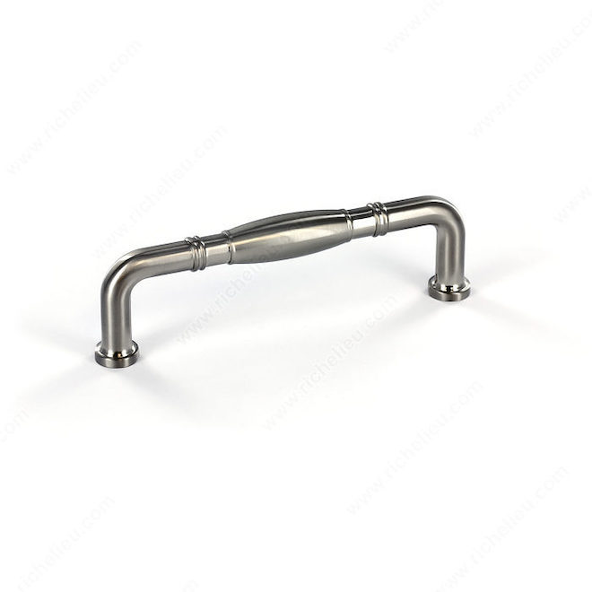 Richelieu 3-25/32-in Traditional Brushed Nickel Cabinet Pull