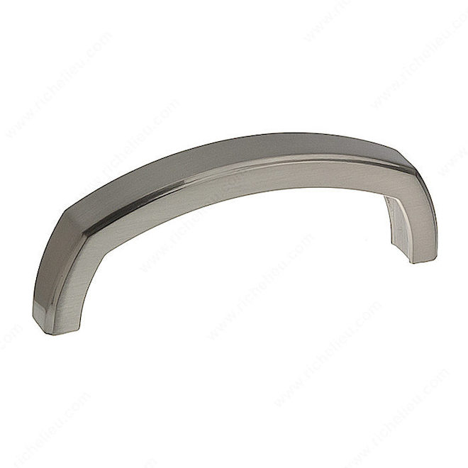 Richelieu 3-in Transitional Brushed Nickel Cabinet Pull