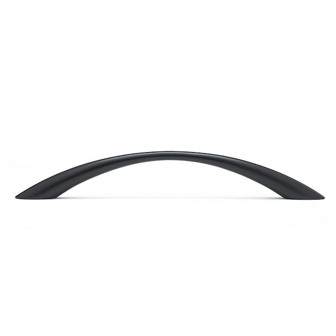 Richelieu 6-1/4-in Contemporary Matte Black Cabinet Pull