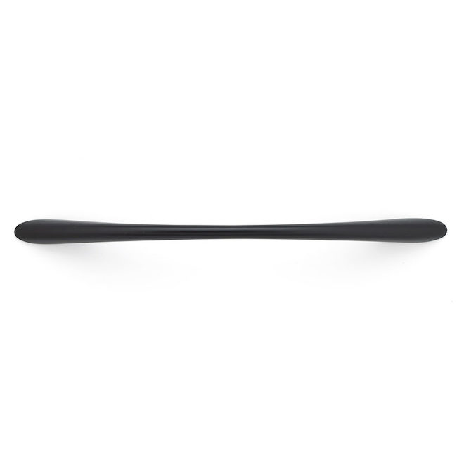 Richelieu 6-1/4-in Contemporary Matte Black Cabinet Pull