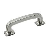 Richelieu 3-in Transitional Brushed Nickel Cabinet Pull