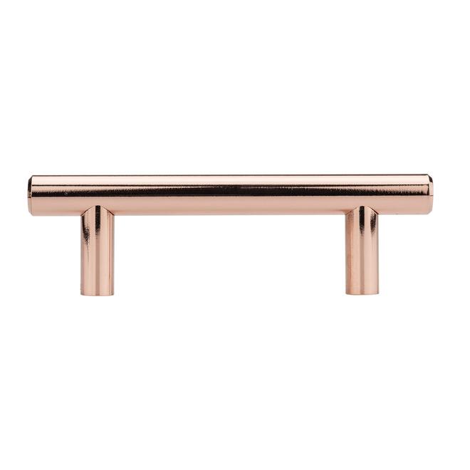 Richelieu 3-in Center to Center Brass and White Arch Handle Drawer Pulls in  the Drawer Pulls department at