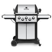 Broil King Signet 390 Stainless Steel 3-Burner (40,000-BTU) Natural Gas Grill with Side and Rear Burner