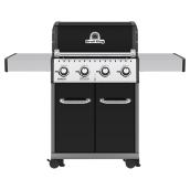 Propane Gas BBQ - 40,000 BTU - 644 sq. in. - Black and Steel