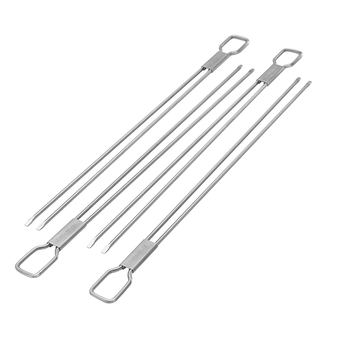 Broil King 4-Pack Stainless Steel Double Skewers