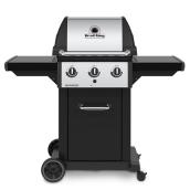 Barbecue au gaz propane Monarch 320 par Broil King noir 3 brûleurs 30 000 BTU