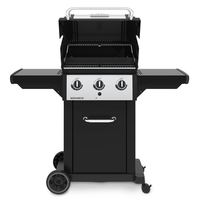 Broil King Monarch 30,000-BTU 3-Burner Black Natural Gas BBQ