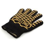 GrillPro Yellow/Black One Size BBQ Glove