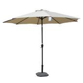 Shadow Tilting Patio Umbrella - 9.5' - Polyester - White