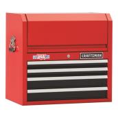 CRAFTSMAN Tool Chest - 4 Drawers - 26-in x 16-in x 24.5-in - Red and Black