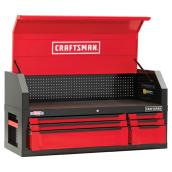 CRAFTSMAN 6-Drawer Tool Chest - 54-in - Red/Black