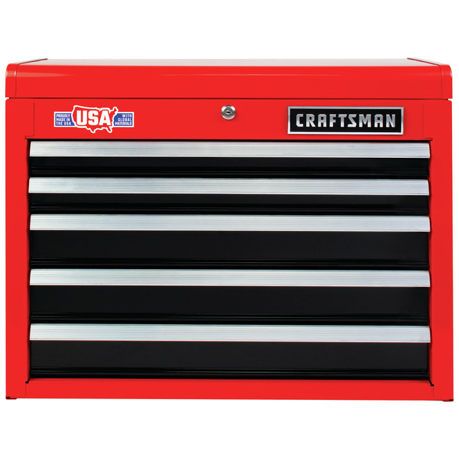 Craftsman 2000 Series 5-Drawer Tool Chest - 26-in - Red