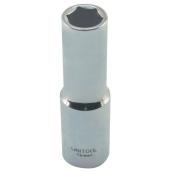 Unitool Deep Socket - Chrome Finish - Steel - 1/2-in Drive x 3/4-in W - 1 Per Pack