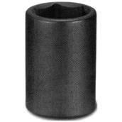 Unitool Regular Impact Socket - Black - Steel - 1/2-in Drive x 3/4-in W