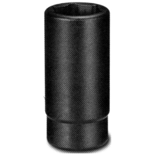 Unitool Deep Impact Socket - Black - Steel - 1/2-in Drive x 1 7/16-in W