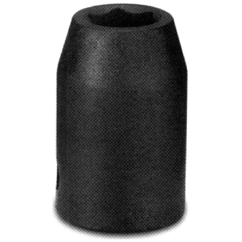 Unitool Regular Impact Socket - Black - Steel - 1/2-in Drive x 11-mm W