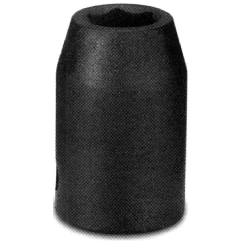 Unitool Regular Impact Socket - Black - Steel - 1/2-in Drive x 13-mm W