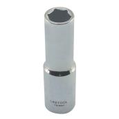 Unitool Deep Socket - Chrome Finish - Steel - 1/2-in Drive x 24-mm W - 1 Per Pack