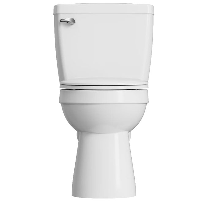 VALU+ Spezia Collection 4.8-L 2-Piece Toilet - White