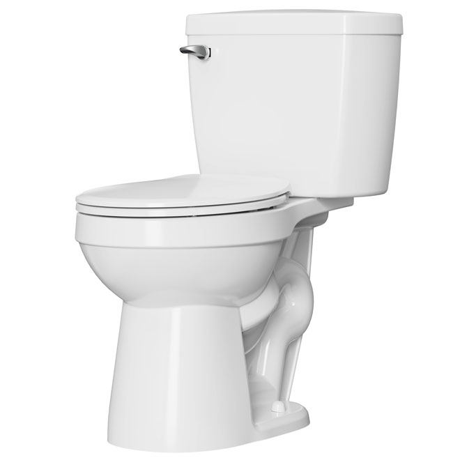 VALU+ Spezia Collection 4.8-L 2-Piece Toilet - White