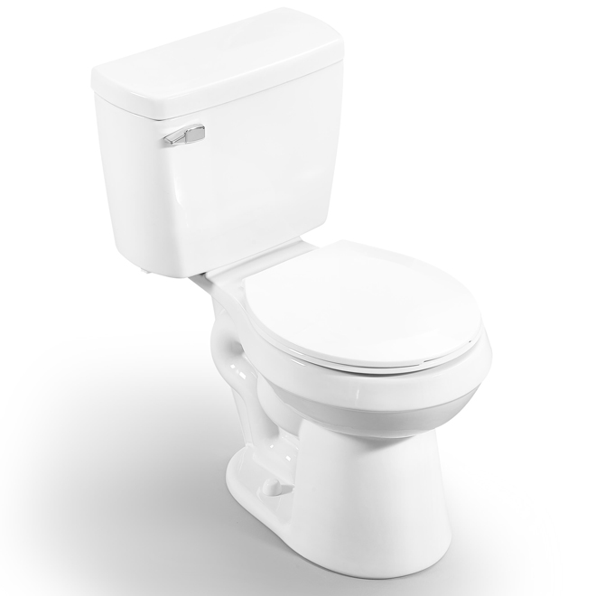VALU+ Spezia Collection 4.8-L 2-Piece Toilet - White