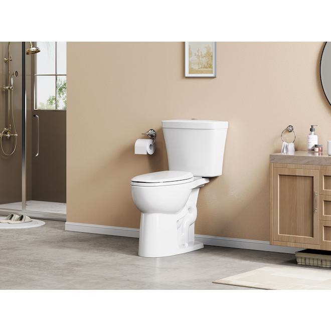 LANDON&CO Landon & Co. Siena Collection White Ceramic Dual