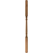 Treated Wood Colonial Spindle - Brown - 1 7/16" x 36"