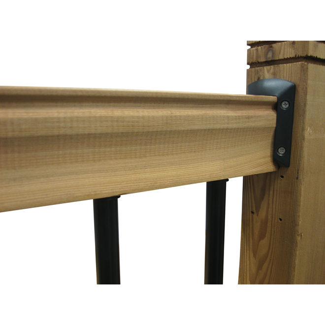 Treated Wood Deck Rail Kit - Brown - 6' x 37"