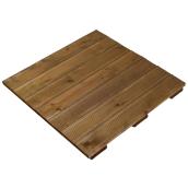 Tuile pour terrasse en bois, brun Tanatone, 24" x 24"
