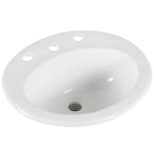 Lavabo encastré ovale, 20