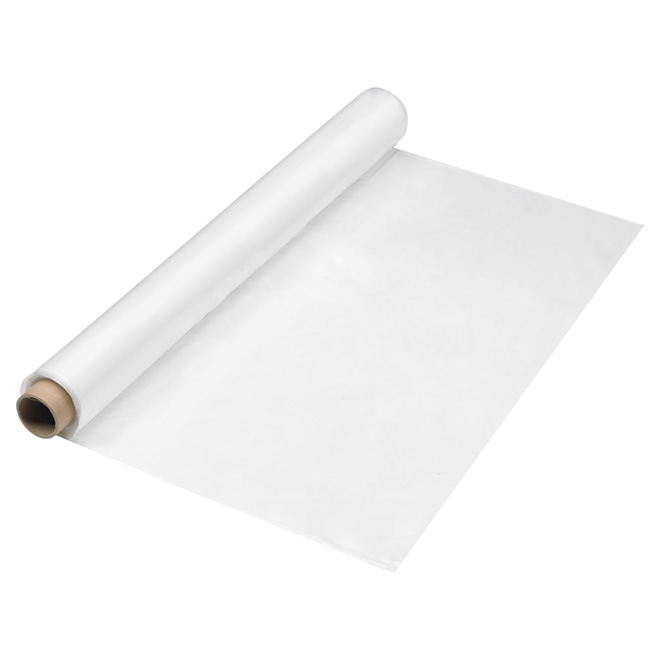 Climat Guard Multipurpose Plastic Film - Medium Gauge - Clear - 500 sq. ft. - 5 ft L x 59-in W