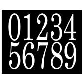 PRO-DF Contemporary Small Address Plaque - 7-in x 13-in - Black Steel ...