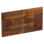 Pro-DF Hemlock Wood Rustic Address Plate - 13-in x 7-in