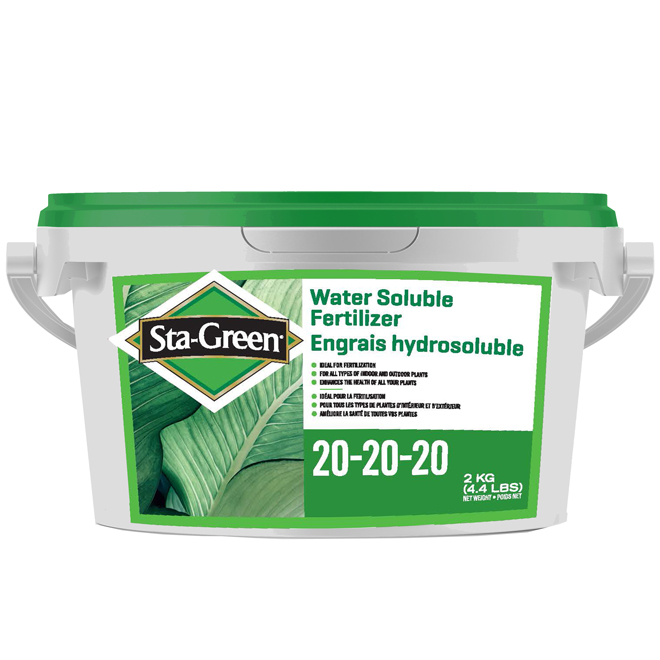 Engrais hydrosoluble Sta-Green, 20-20-20, 2 kg