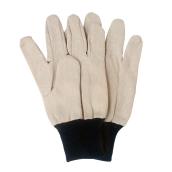 Kobalt Work Gloves for Men - Cotton - Pack of 6 Pairs - Large - White