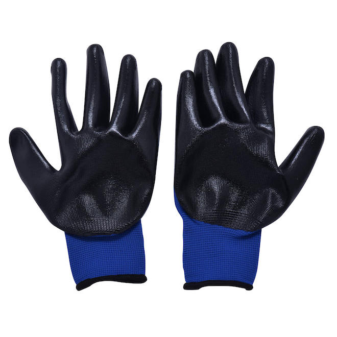 VALU+ Unisex Working Gloves with Nitrile - Large