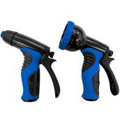 VALU+ 2-Pack Thermo-Plastic rubber 8-Function Hose Nozzle