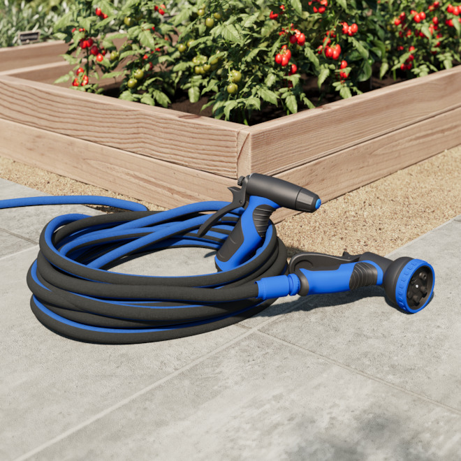 VALU+ 2-Pack Thermo-Plastic rubber 8-Function Hose Nozzle