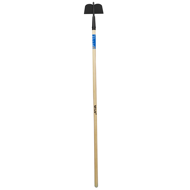 VALU+ 6 x 57-in Long Handle Cast-Iron/Wood Garden Hoe