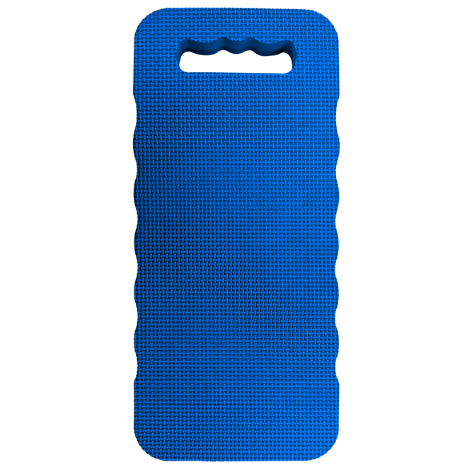 Protège-genou VALU+ en  mousse bleue pour jardinage, 8 x 14,5 x 1 po