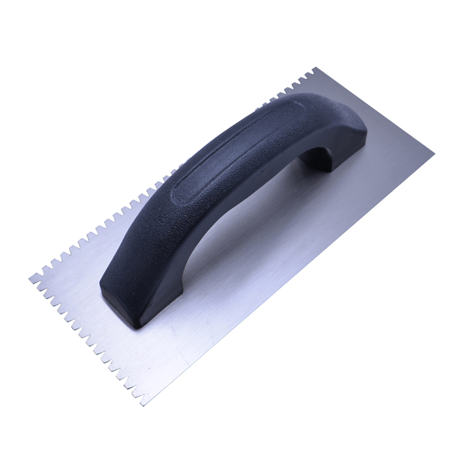 VALU+ Notched Trowel in Steel - 9 x 4-in