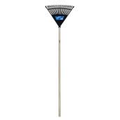 VALU+ 16.9-in 20T Plastic/Wood Rake Leaf - Black